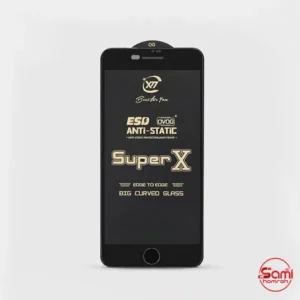 گلس مشکی Super X مناسب گوشی موبایل آیفون 6 و 7 و 8