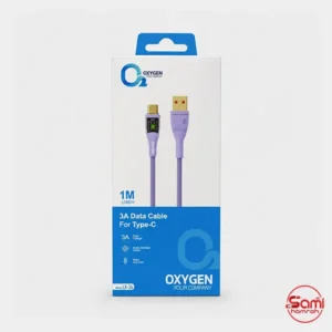 روی بسته بندی کابل USB به تایپ سی اکسیژن مدل LX-24
