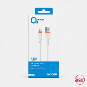 روی بسته بندی کابل USB به میکرو USB اکسیژن مدل LX-29