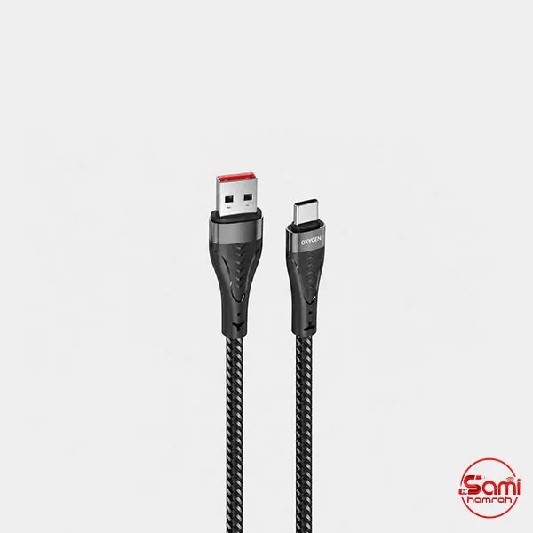 کابل USB به تایپ سی اکسیژن مدل LX-38 کابل USB به تایپ سی اکسیژن مدل LX-38